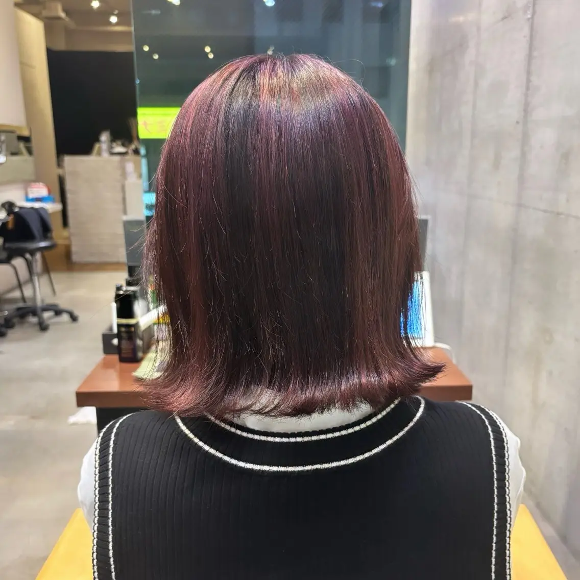 ミディアム ハイライト カットモデル募集！ 遠山麻帆のヘアスタイル