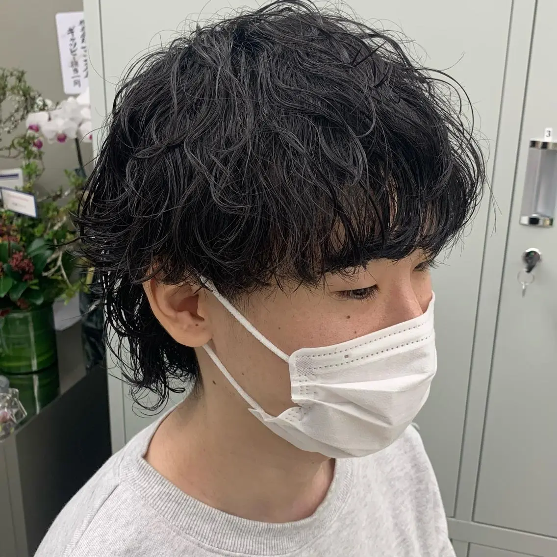 ショート パーマ メンズ メンズパーマ 波巻きパーマ SENTA✨メンズ パーマ✨fifth栄のヘアスタイル