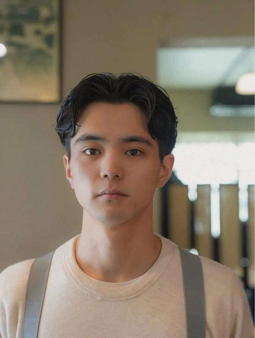 パーマ メンズ メンズ似合わせ タチカワユウキのヘアスタイル