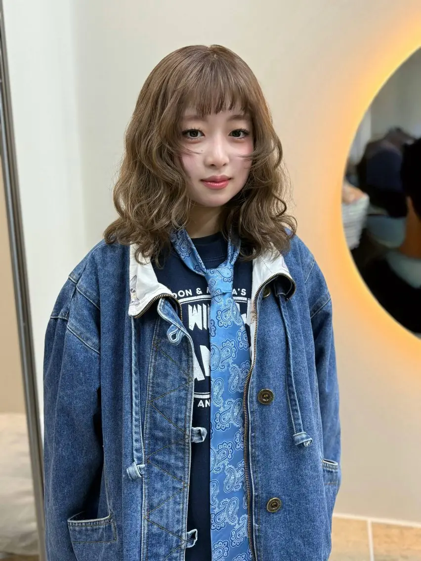 ミディアム カラー 透明感カラー カット ヘアカラー トリートメント funo. ／透明感カラーのヘアスタイル