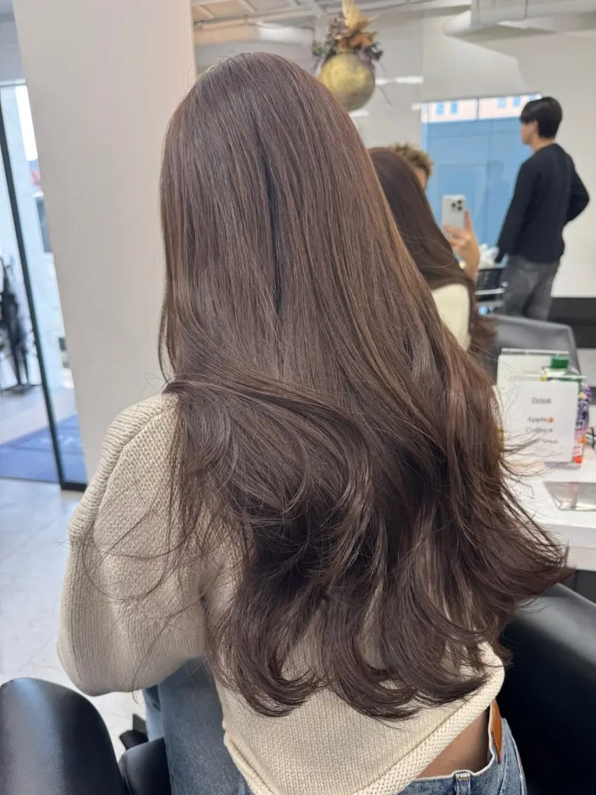 ロング ヘアカラー トリートメント ALEAP owl 平野 宏樹のヘアスタイル