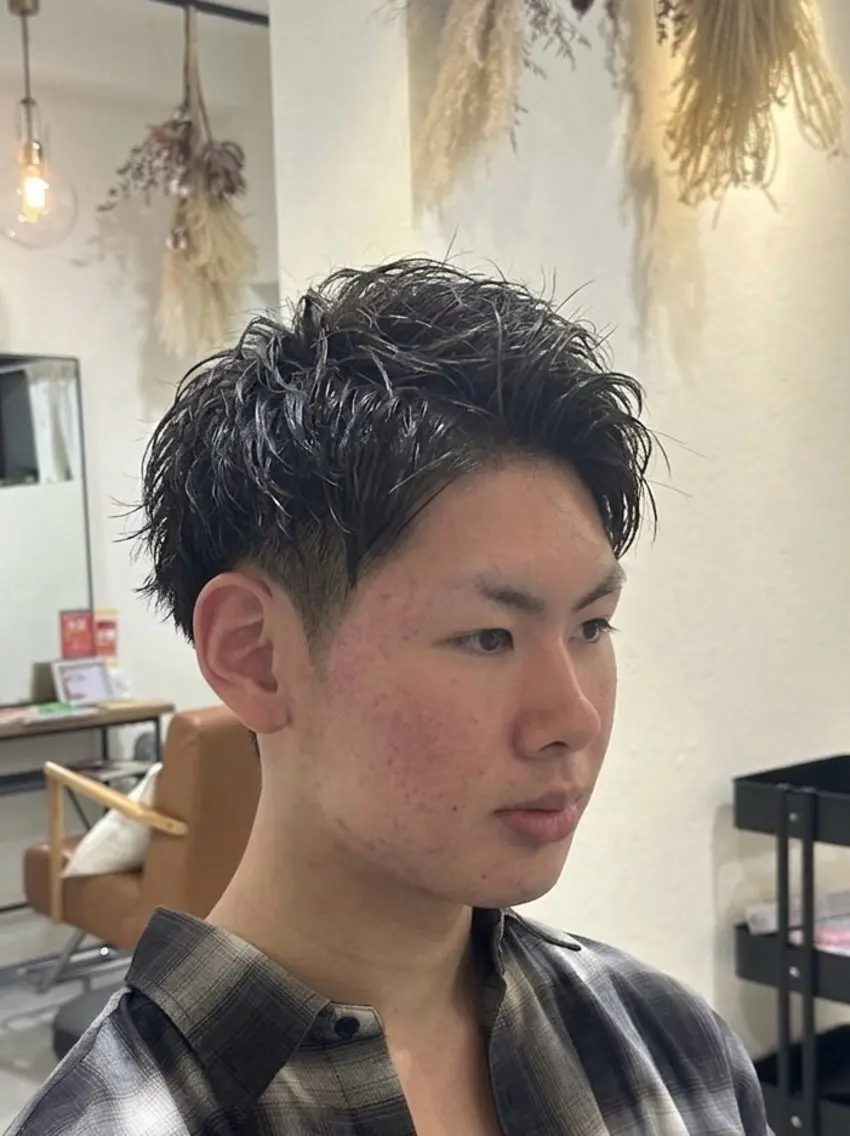 ショート カット メンズパーマ特化 /メンズ支持率◎のヘアスタイル