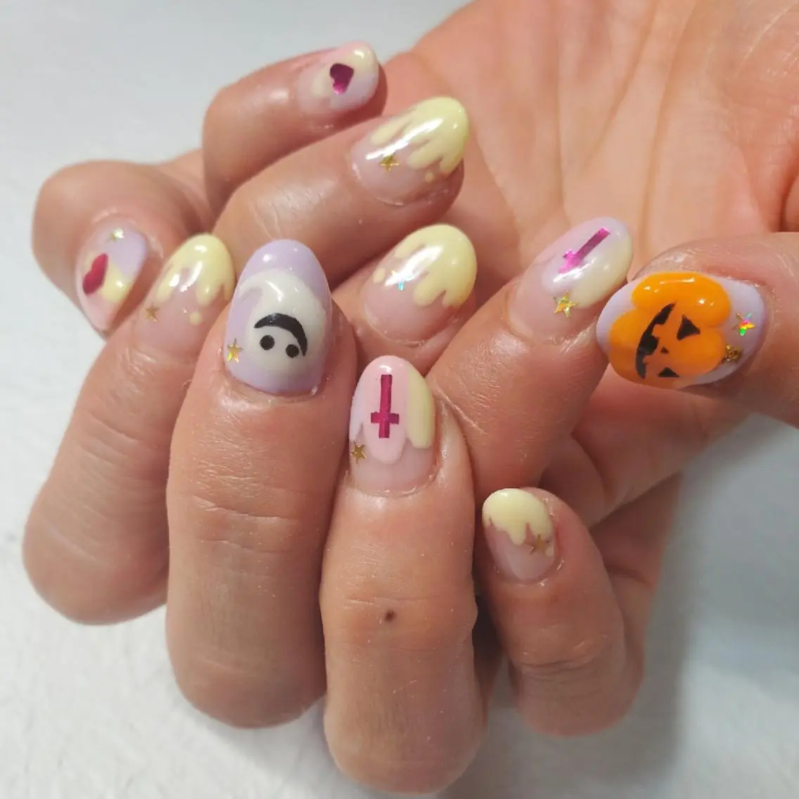 ネイル ハロウィン liddell Usamiのネイルデザイン