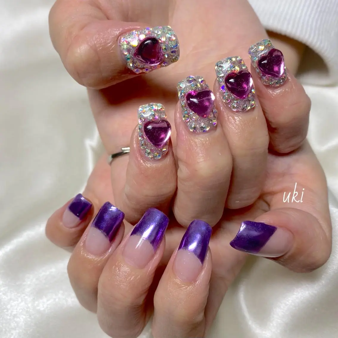 ネイル ミラーネイル ハンドネイル Ameri nail /UKIのネイルデザイン
