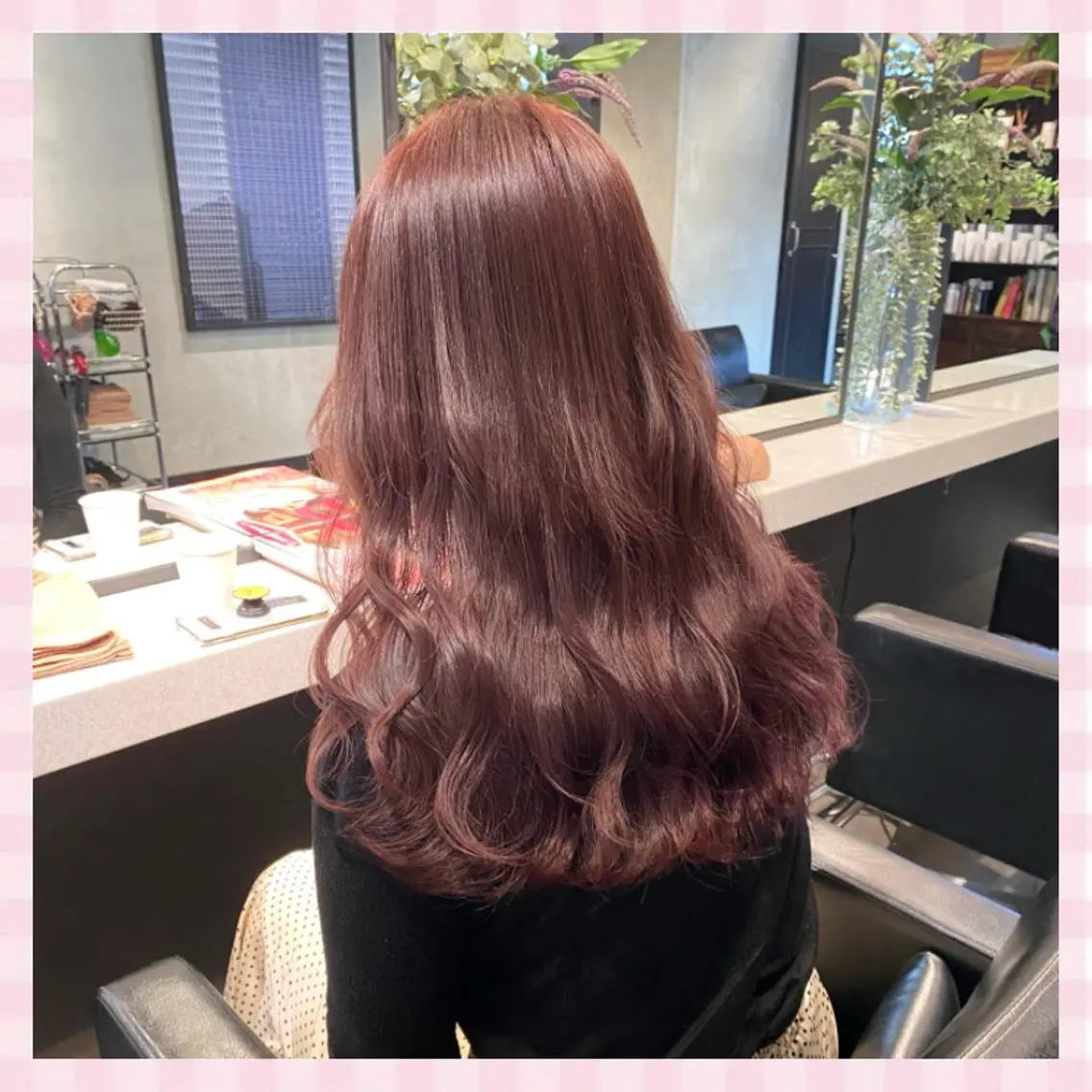 ロング カラー カット ヘアカラー トリートメント 💗ガーリーヘア🎀 saki💗のヘアスタイル