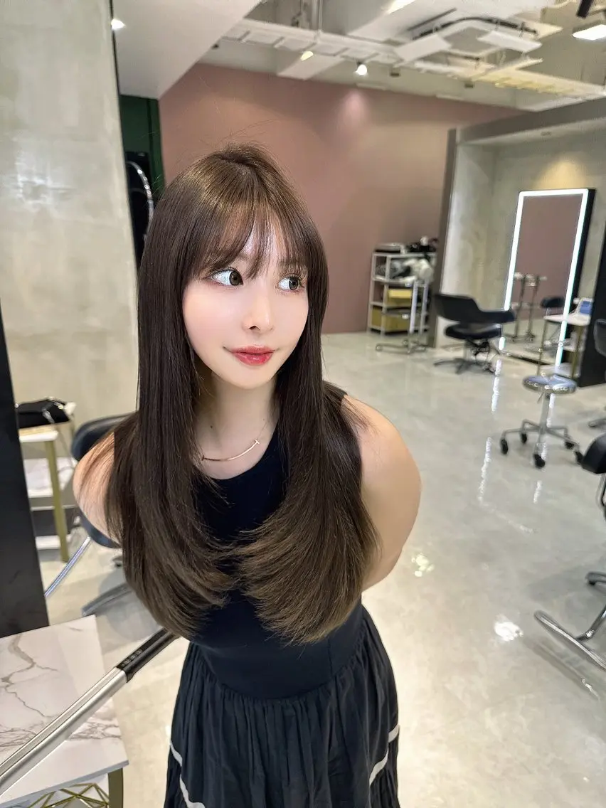 ロング カラー オリーブグレー 🍀美髪クリエイター 味田 雅宏🍀のヘアスタイル