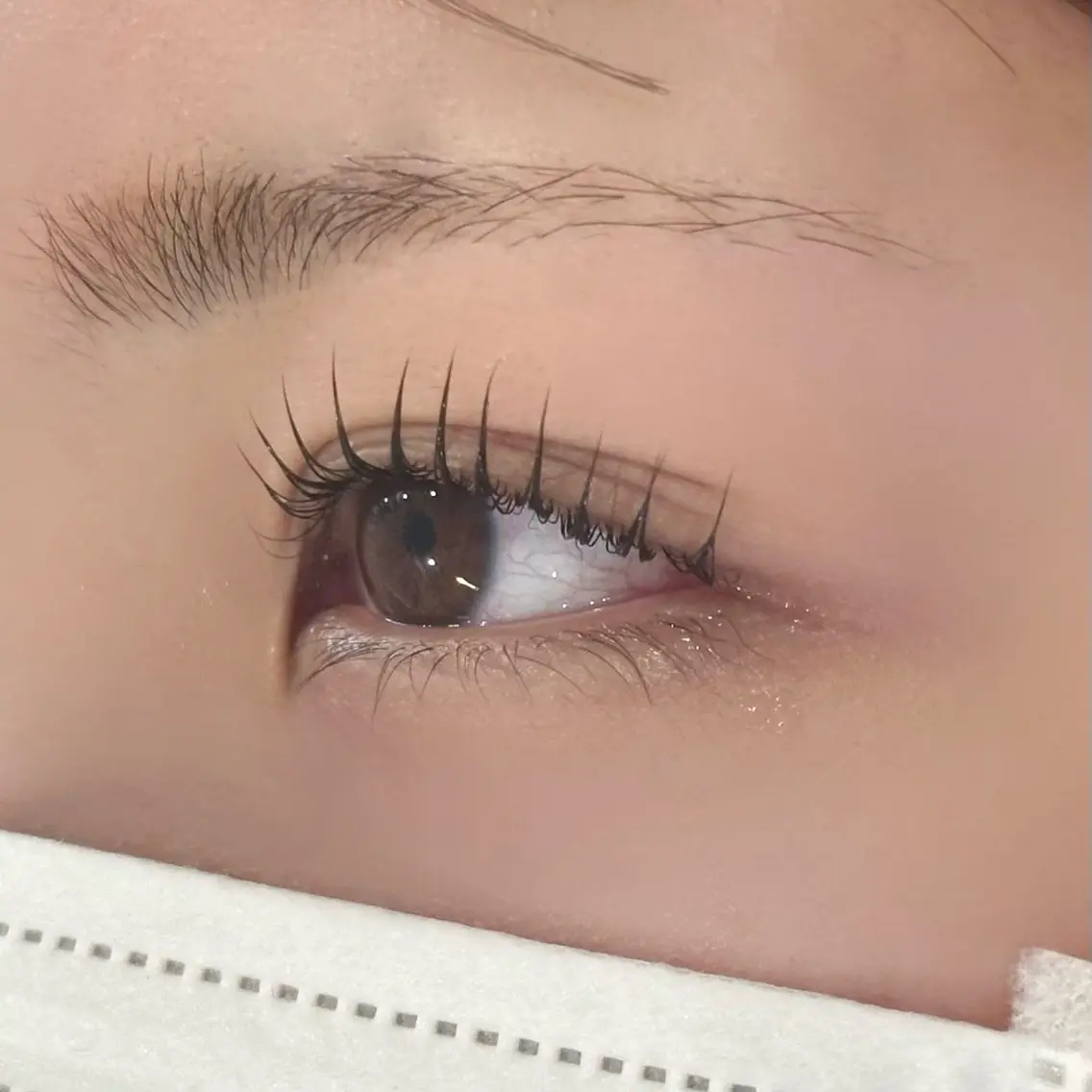 マツエク・マツパ Cカール Lカール パリジェンヌラッシュリフト 一重×まつ毛パーマ eyelash Zen manakaのマツエク・マツパデザイン