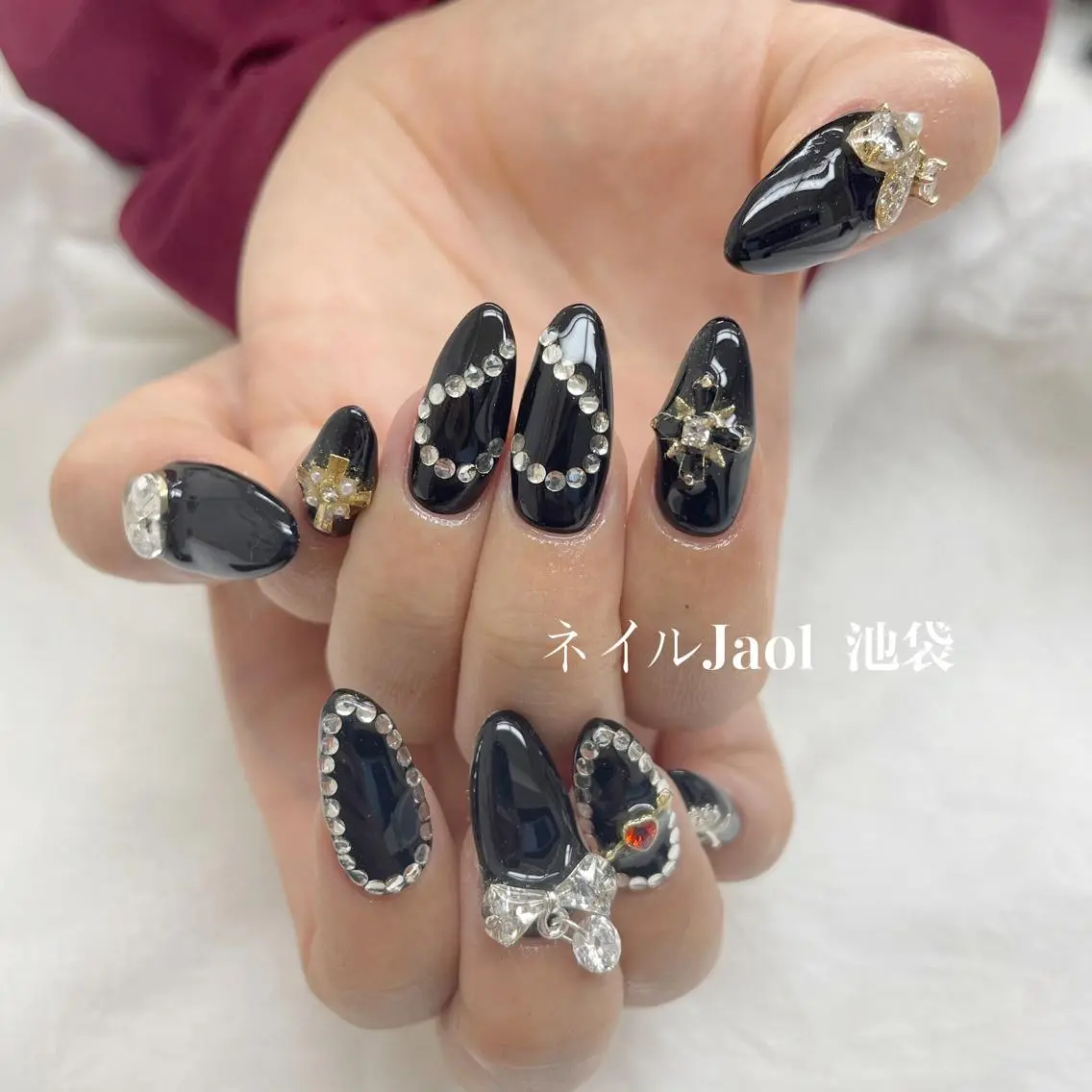 ロング ネイルJaol 池袋のネイルデザイン