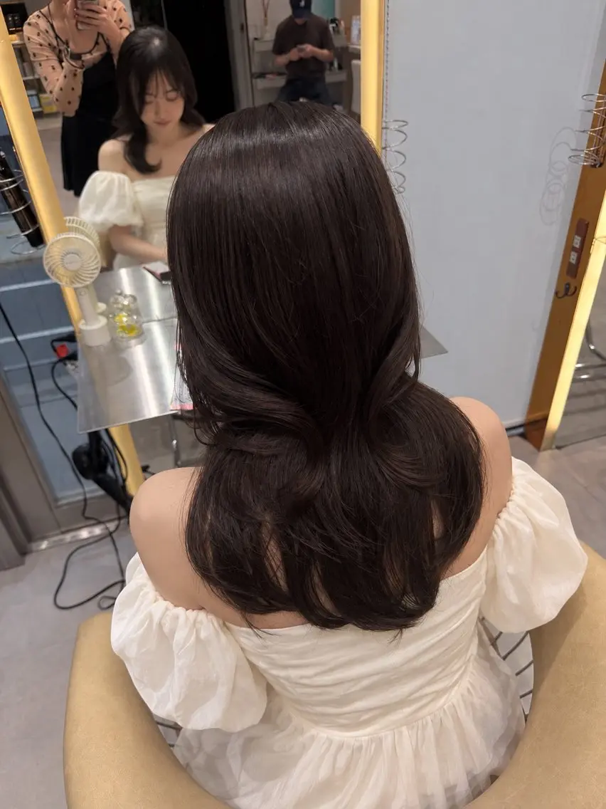 ミディアム カラー カット ヘアカラー ヘアセット ♥️ダブルカラー /yuuki♥️のヘアスタイル