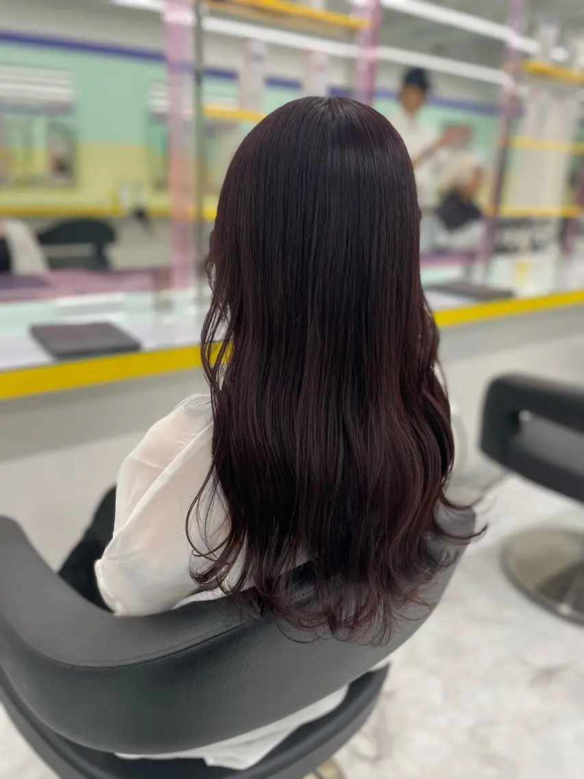 セミロング カラー ヘアアレンジ ヘアカラー トリートメント ヘアセット 【透明感×レイヤー】 🍃RIKU🍃のヘアスタイル