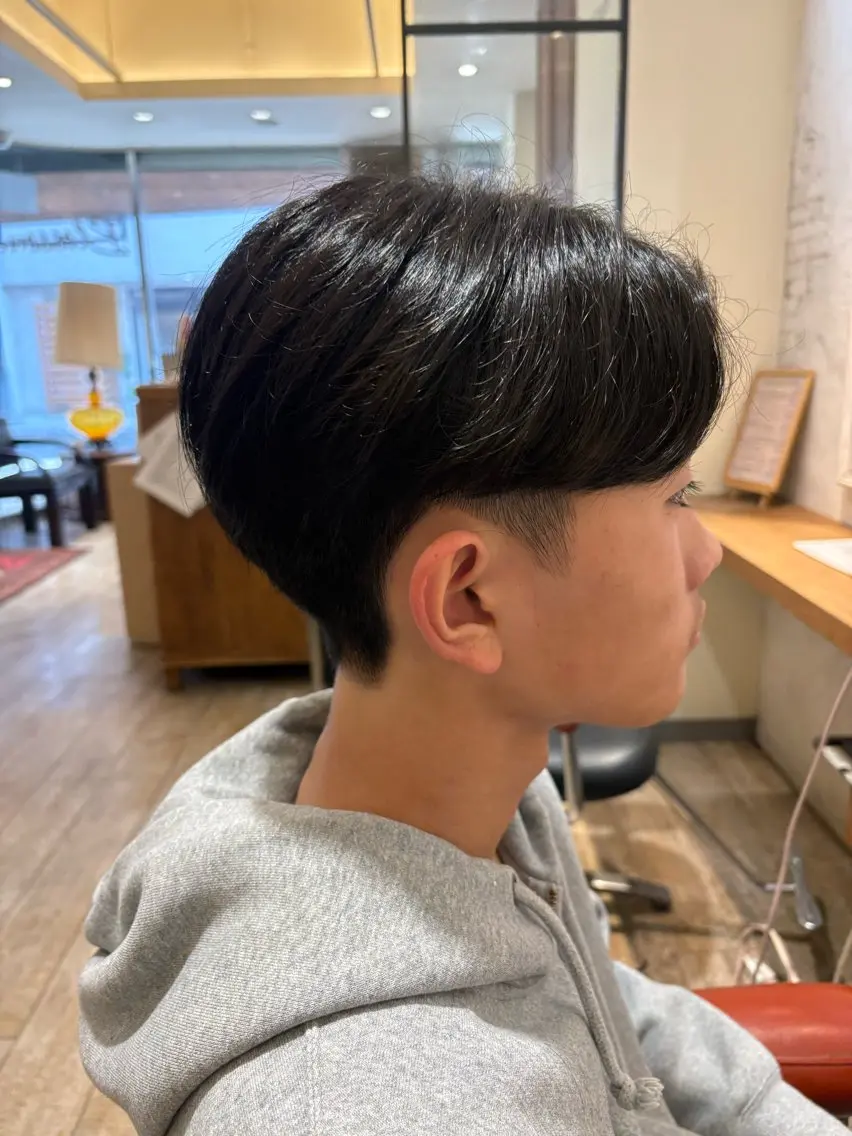 メンズ メンズパーマ 神田一瑳のヘアスタイル