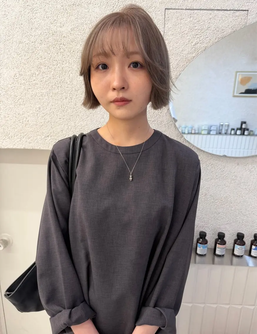 ショート カラー カット ヘアカラー 高橋一哉/ ベージュカラーのヘアスタイル