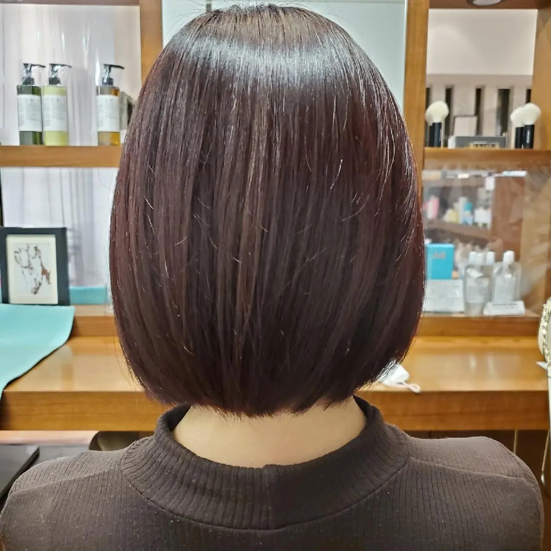 カラー ショート レッドカラー 武藤 虎太朗のヘアスタイル