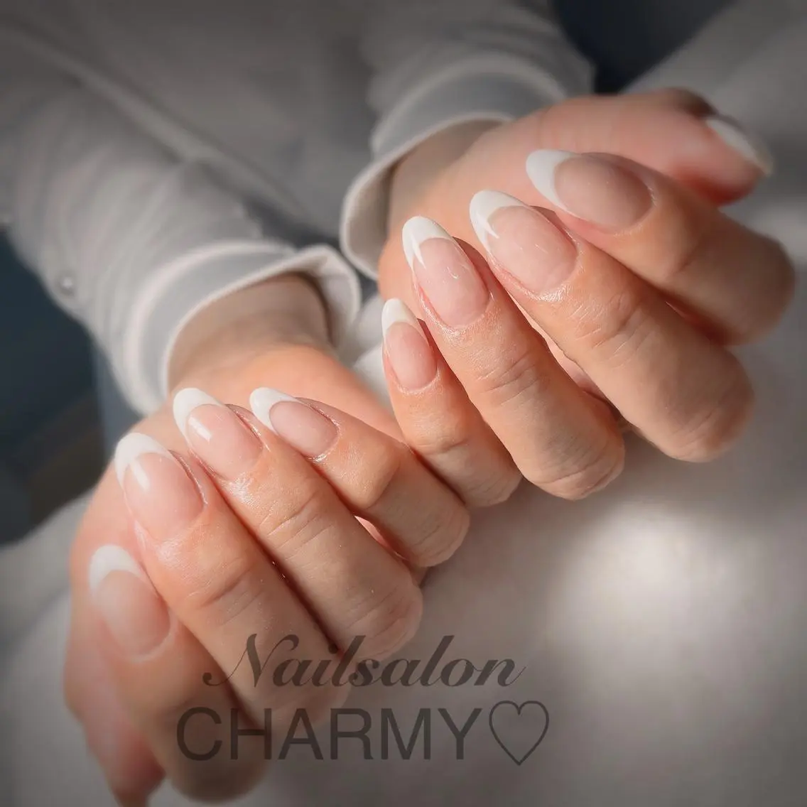 ネイル フレンチネイル シンプルネイル Nail salon CHARMY♡のネイルデザイン