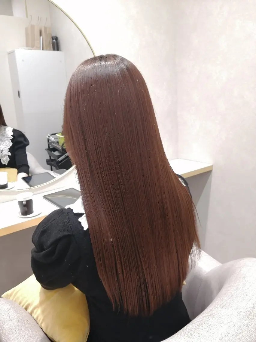 カット＋トキオデシンカ縮毛矯正＋インカラミトリートメントの写真