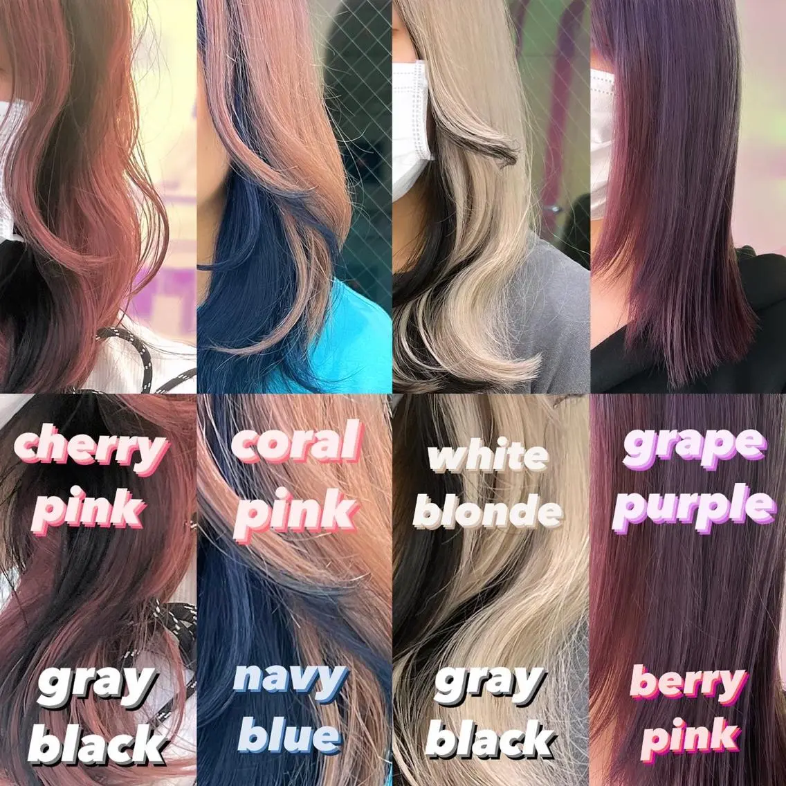 ミディアム カラー パーマ ヘアアレンジ メンズ キッズ ネイル マツエク・マツパ アイブロウ メンズインナーカラー 黒髪 ブロンド デザインカラー グレーブラック KANAMI 🌏のヘアスタイル