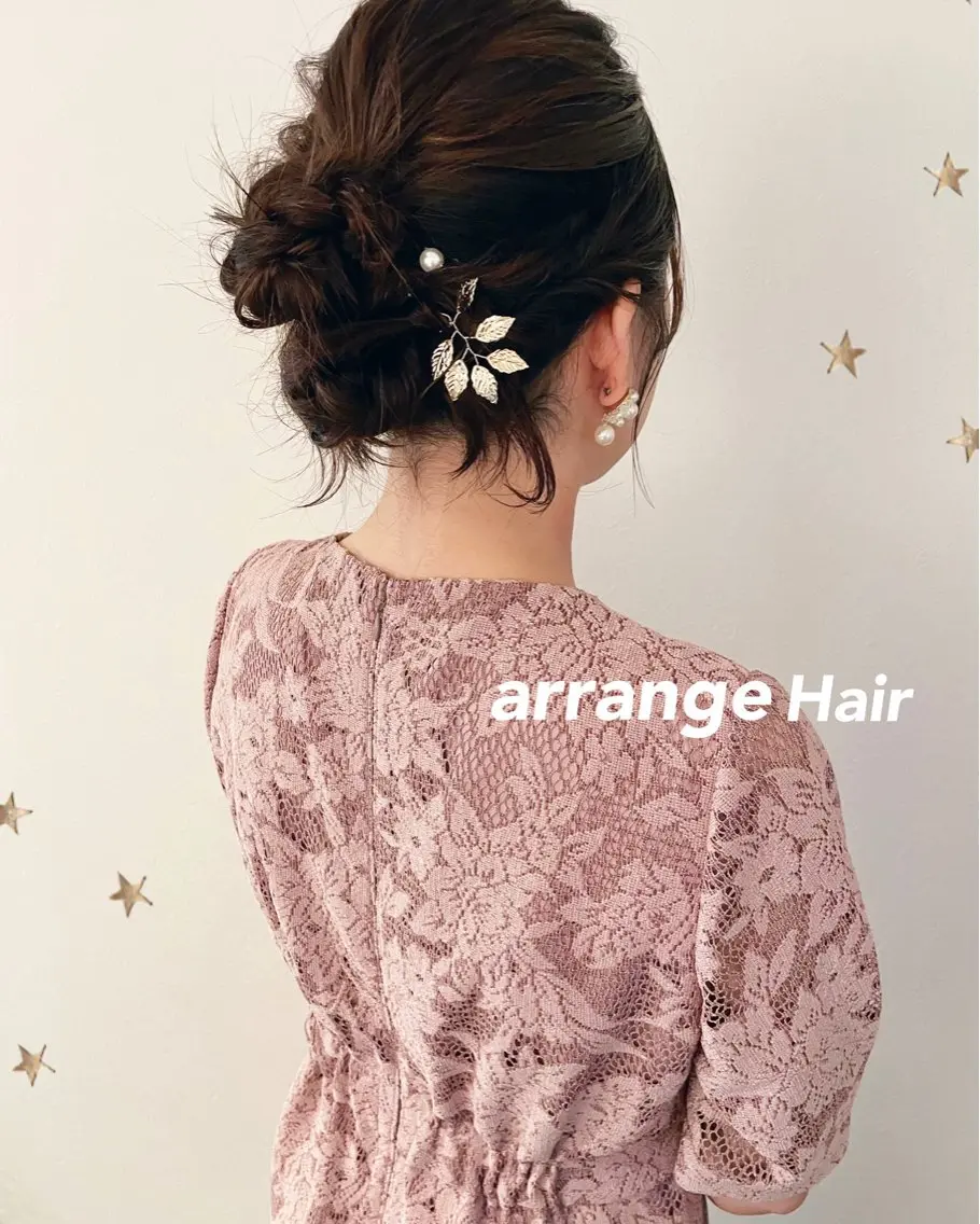 ロング ヘアアレンジ ヘアセット 市川 千夏のヘアスタイル