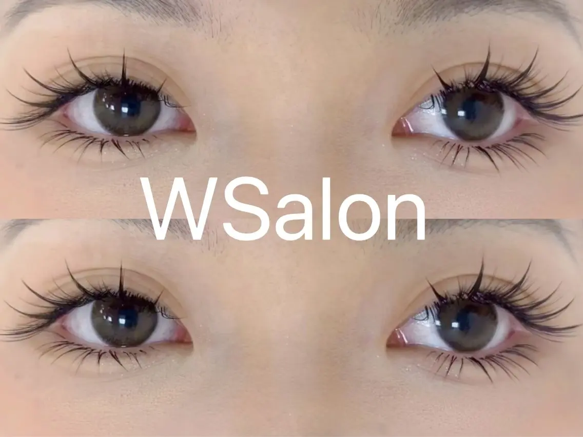 マツエク・マツパ 付け放題 バインドロック カラーマツエク フラットラッシュ 韓国風マツエク W Salon アイラッシュのマツエク・マツパデザイン