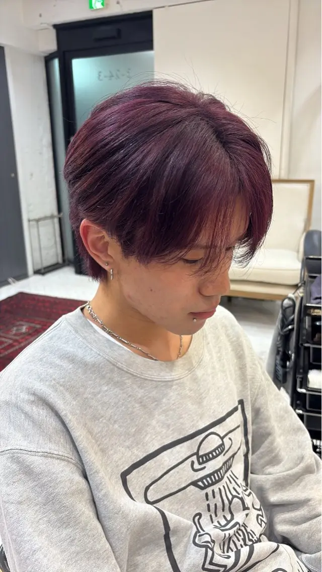 🤖メンズ限定🤖ワンカラー ➕ヘアセット ¥3000の写真