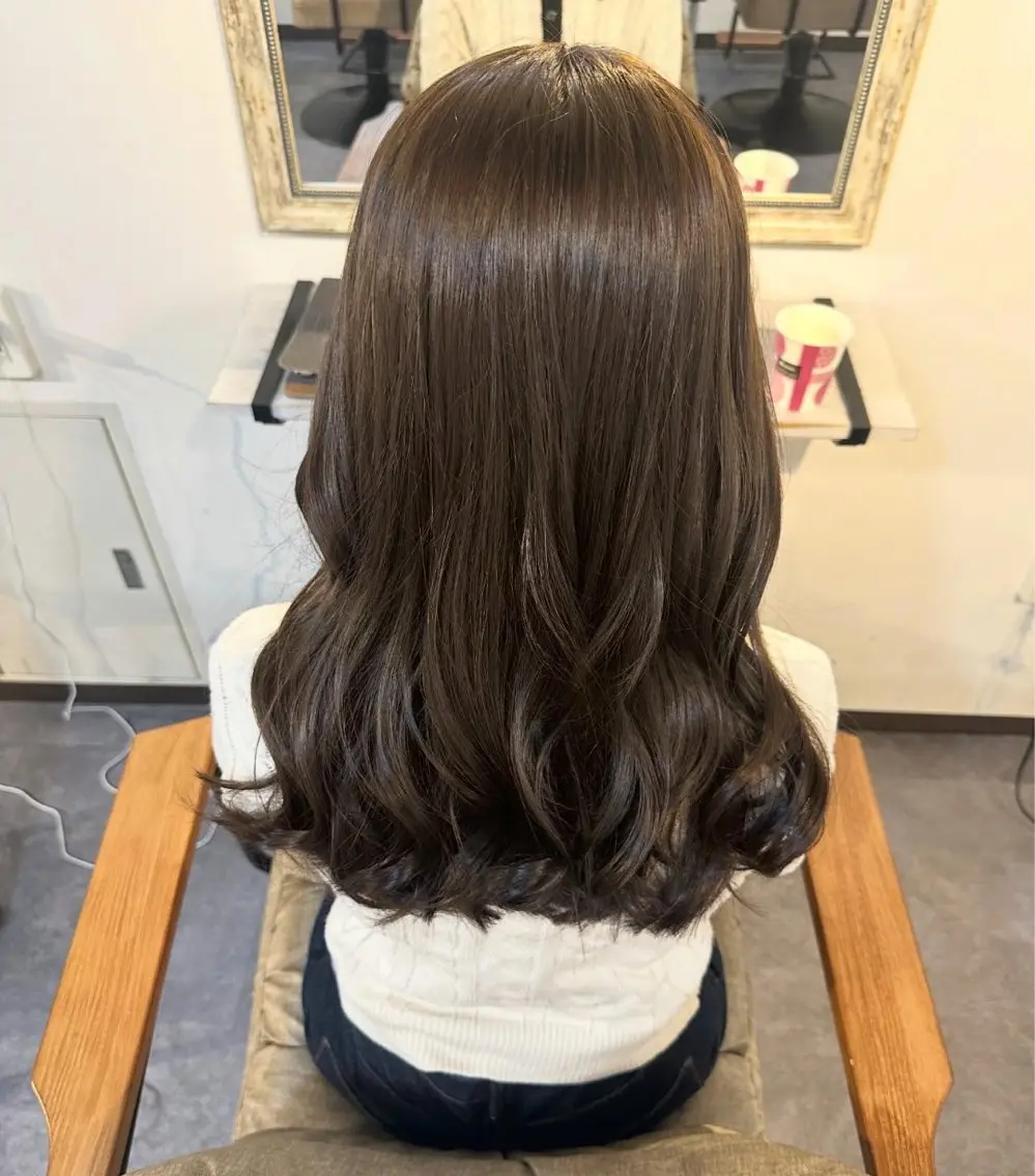カラー ブラウンカラー カット ヘアカラー トリートメント Sherry/R 三川町　木村祐里奈のヘアスタイル