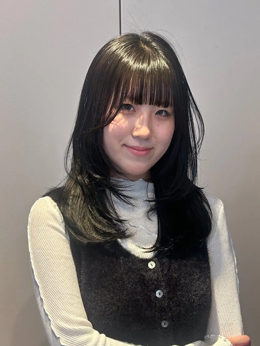 【人気No.1✨】似合わせカット＋フルカラー＋Aujua4STEPトリートメント🫧の写真