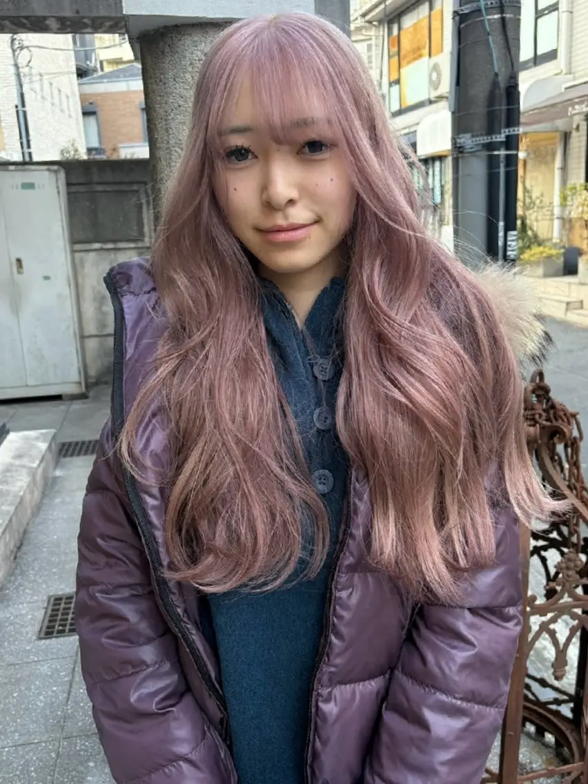 ブリーチ矯正美髪矯正 ✨オオエタクミのヘアスタイル