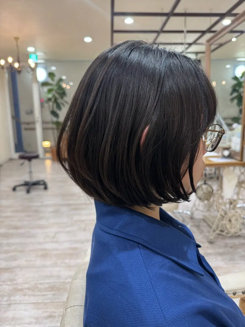 ショート カラー ボブレイヤー ボブ 髪質改善 レイヤーカット カット ヘアカラー トリートメント 新越谷noble店長 松本拓也▶◀*.のヘアスタイル
