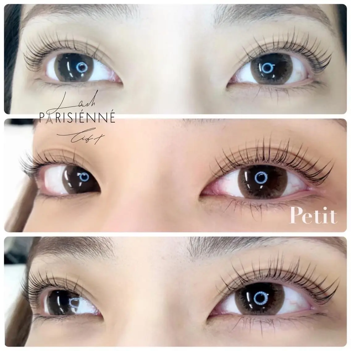 マツエク・マツパ パリジェンヌラッシュリフト 一重×まつ毛パーマ マツパ パーソナルカラー診断 Petit六本木のマツエク・マツパデザイン