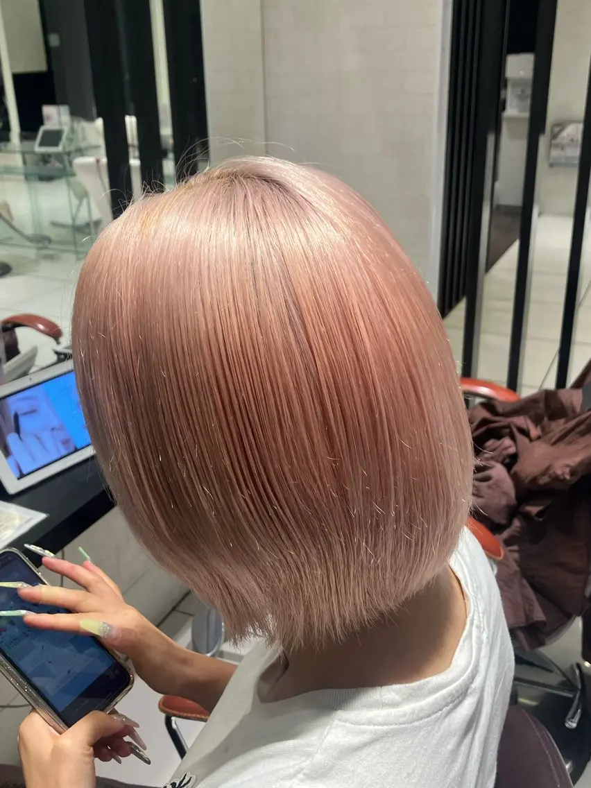 ショート カラー カット 原口 竜惺のヘアスタイル