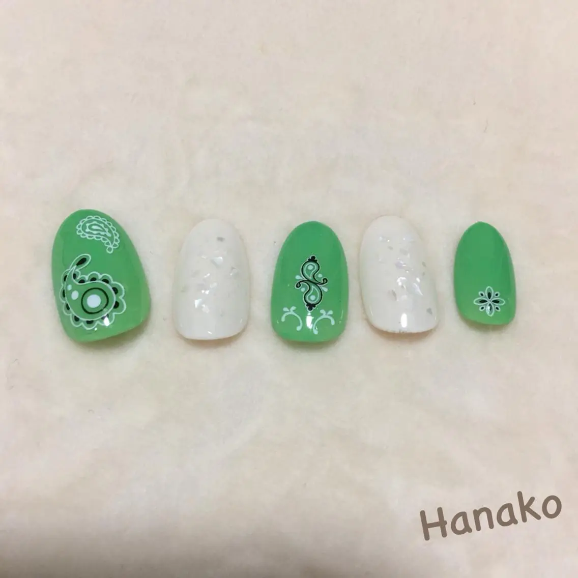 ネイル お絵描きネイル Hanakoのネイルデザイン