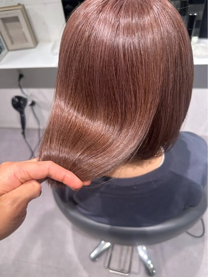 パーマ 縮毛矯正 濱口 健慎のヘアスタイル