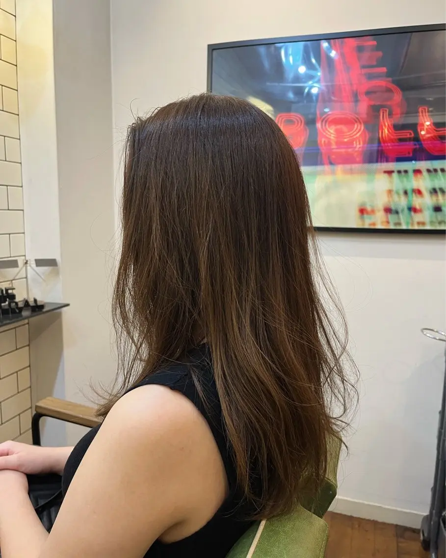ロング カラー グラデーションカラー ロング ショート、ボブ💚 レイヤー/井上翔のヘアスタイル