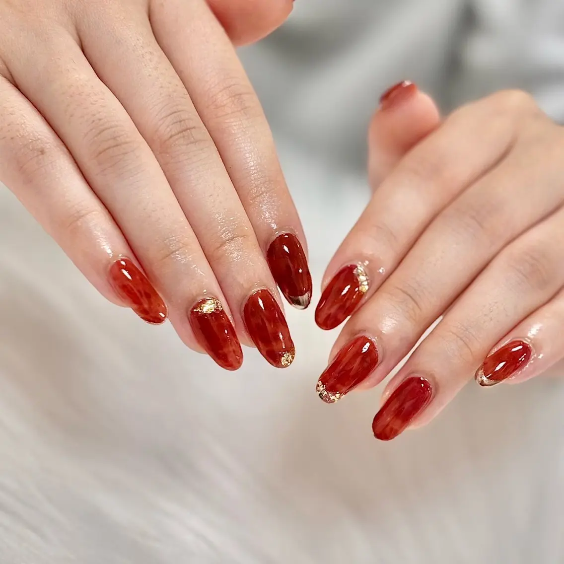 ネイル ラメ(グリッター) ミラーネイル ニュアンスネイル ピンク シンプルネイル ハンドネイル PROVE 彩華のネイルデザイン