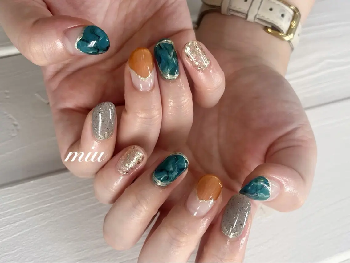 ネイル ハンドネイル miu nail 🐾mihoのネイルデザイン