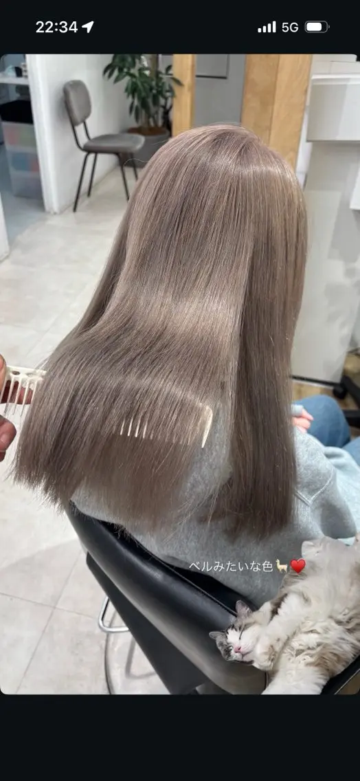 カラー カット miyu /色素薄め Oliveのヘアスタイル