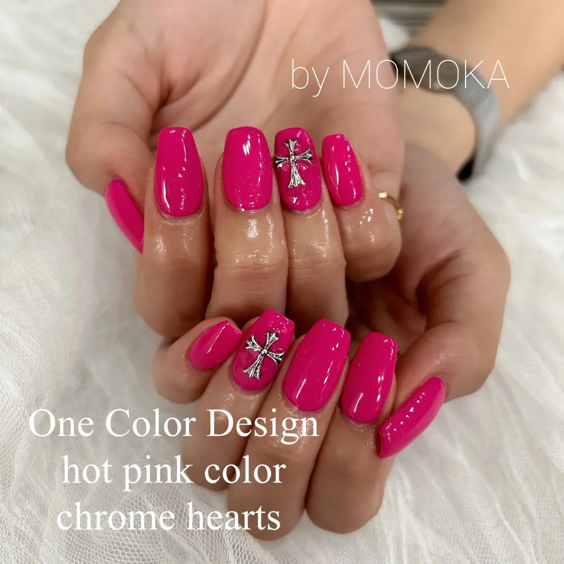 ネイル 夏ネイル ハンドネイル Momo nailsalonのネイルデザイン