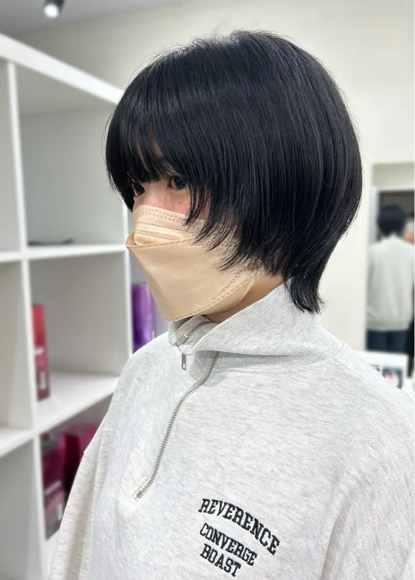 ショート ウルフカット 濱川 麻帆のヘアスタイル