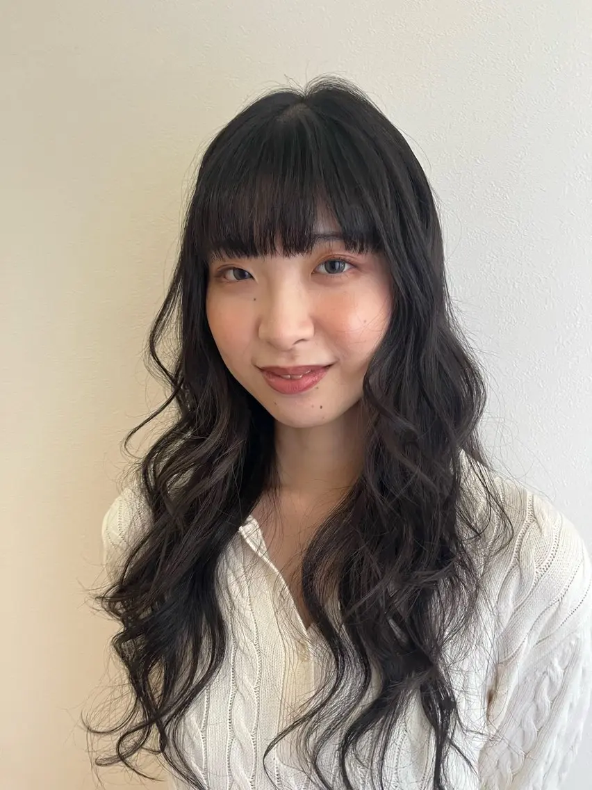 ロング カラー 柔らかい艶暖色 レイヤー🫧姫汝のヘアスタイル