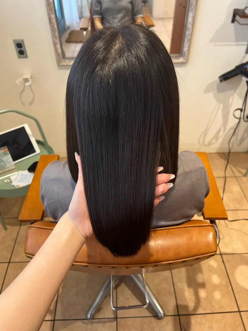 ミディアム 髪質改善 トリートメント トリートメント 伊藤 杏乃のヘアスタイル