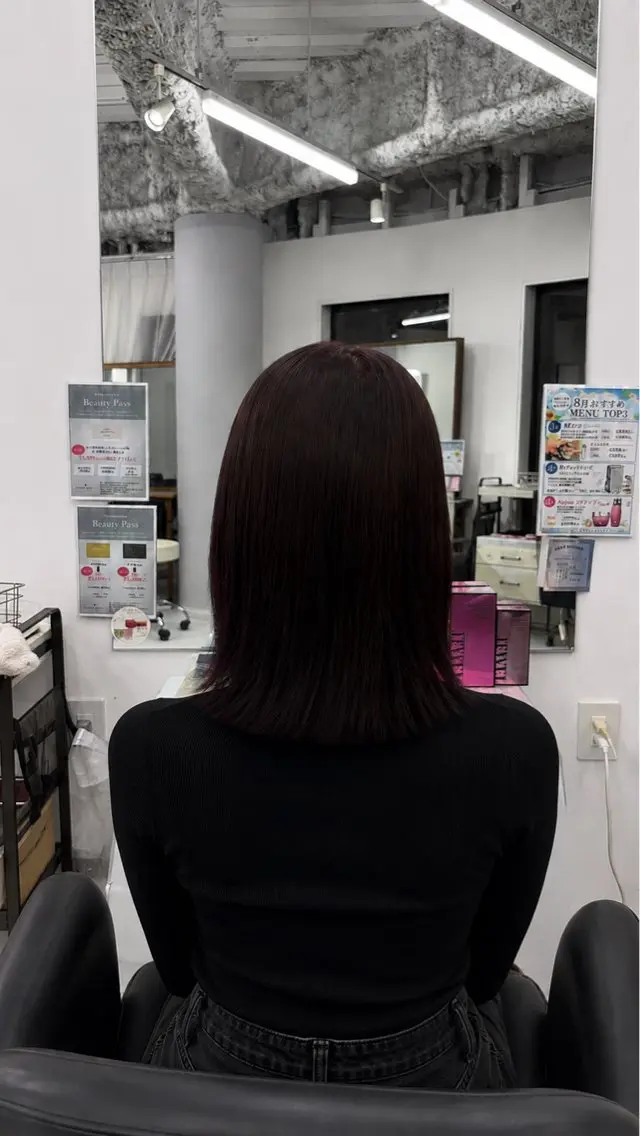ミディアム あきやま はるかのヘアスタイル