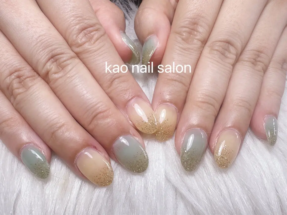ネイル ハンドネイル kao nail マグネット/長さだしのネイルデザイン