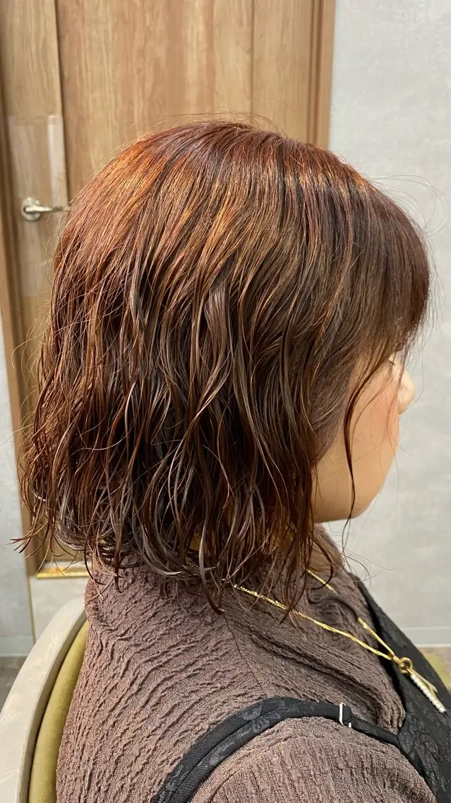 レディース限定✨カット➕パーマ!! ※カット3cm以上の写真