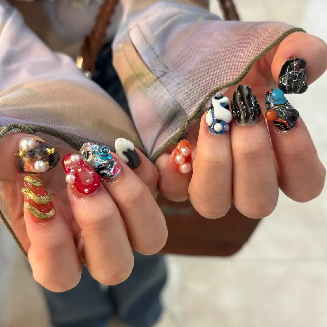 ネイル ハンドネイル フットネイル 栗田 ゆう子のネイルデザイン
