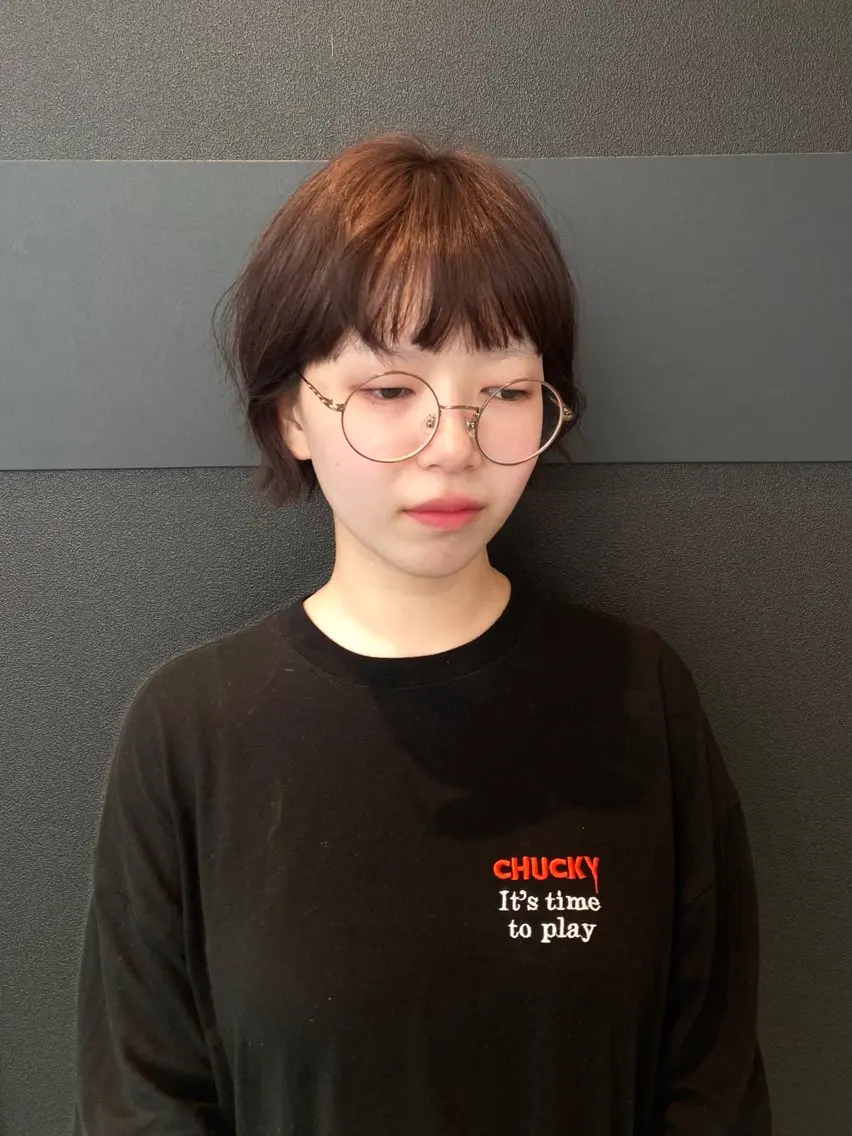 ショート カラー ブラウンカラー カット ヘアカラー トリートメント mai / linoah˚✧のヘアスタイル