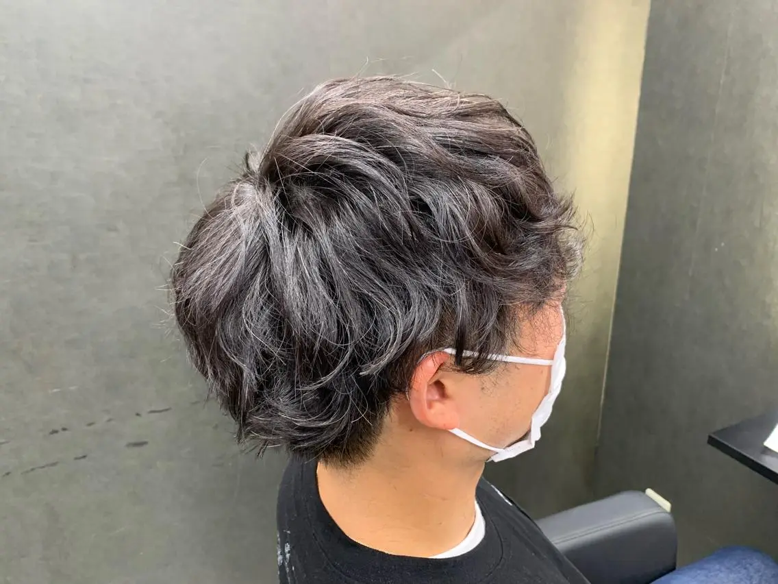 パーマ メンズ bateau よしきのヘアスタイル