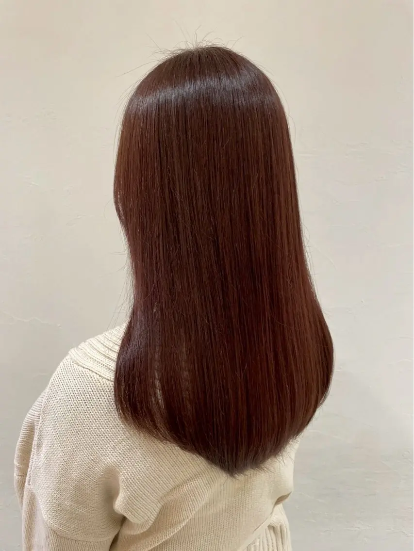 カラー イルミナカラー ヘアカラー 鈴木 樹奈のヘアスタイル