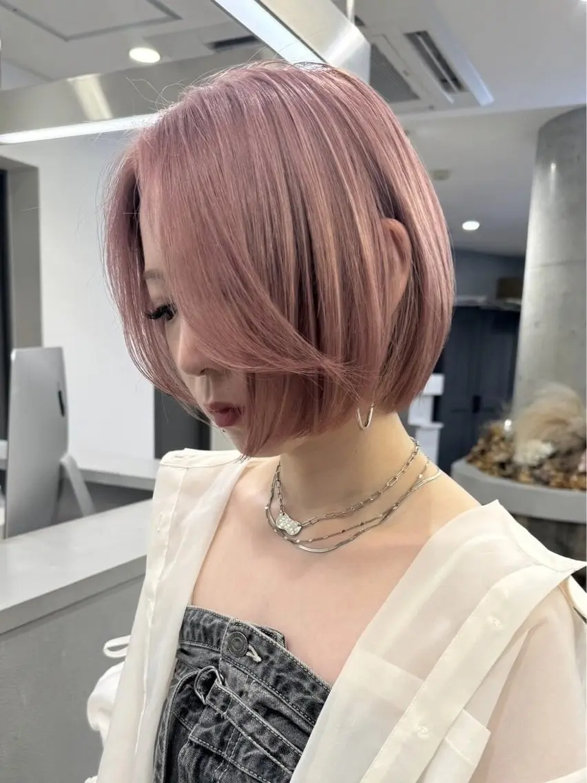 ショート ショートボブ ボブ ショートヘア ケアブリーチ🌟 ♢WATARU♢のヘアスタイル