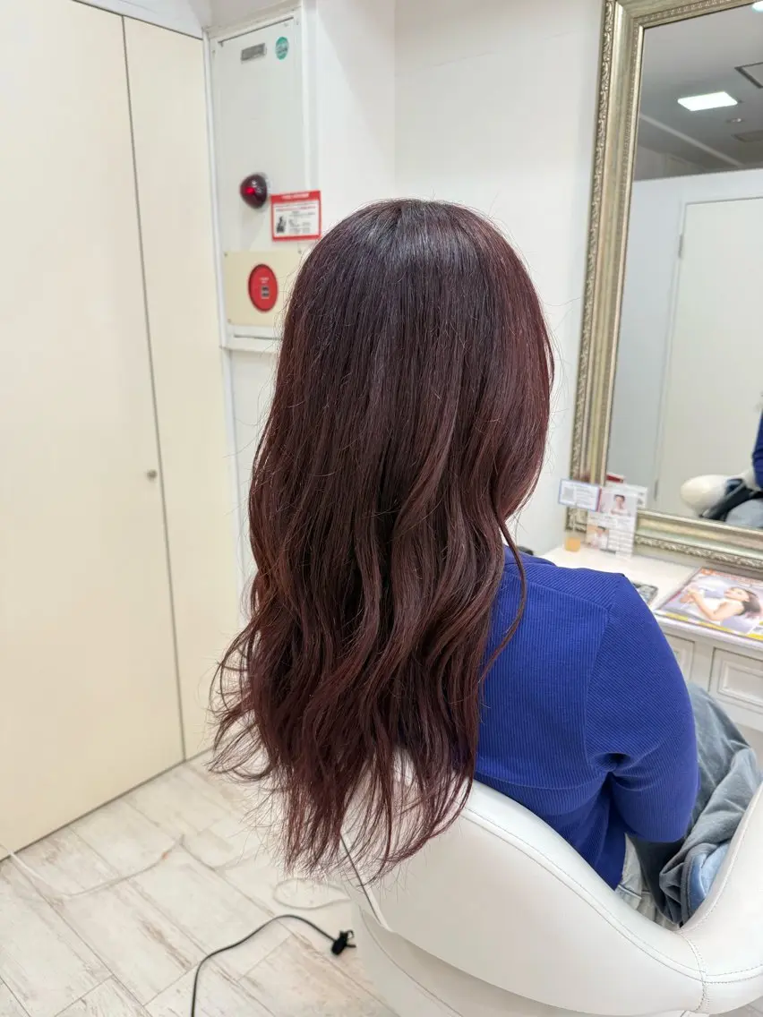 ロング ヘアカラー 新籾 尚哉のヘアスタイル