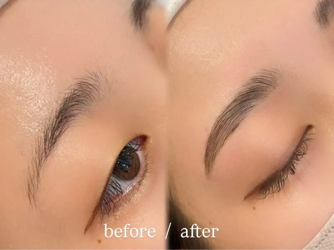 アイブロウ ハリウッドブロウリフト BK⠀ eyelashのマツエク・マツパデザイン