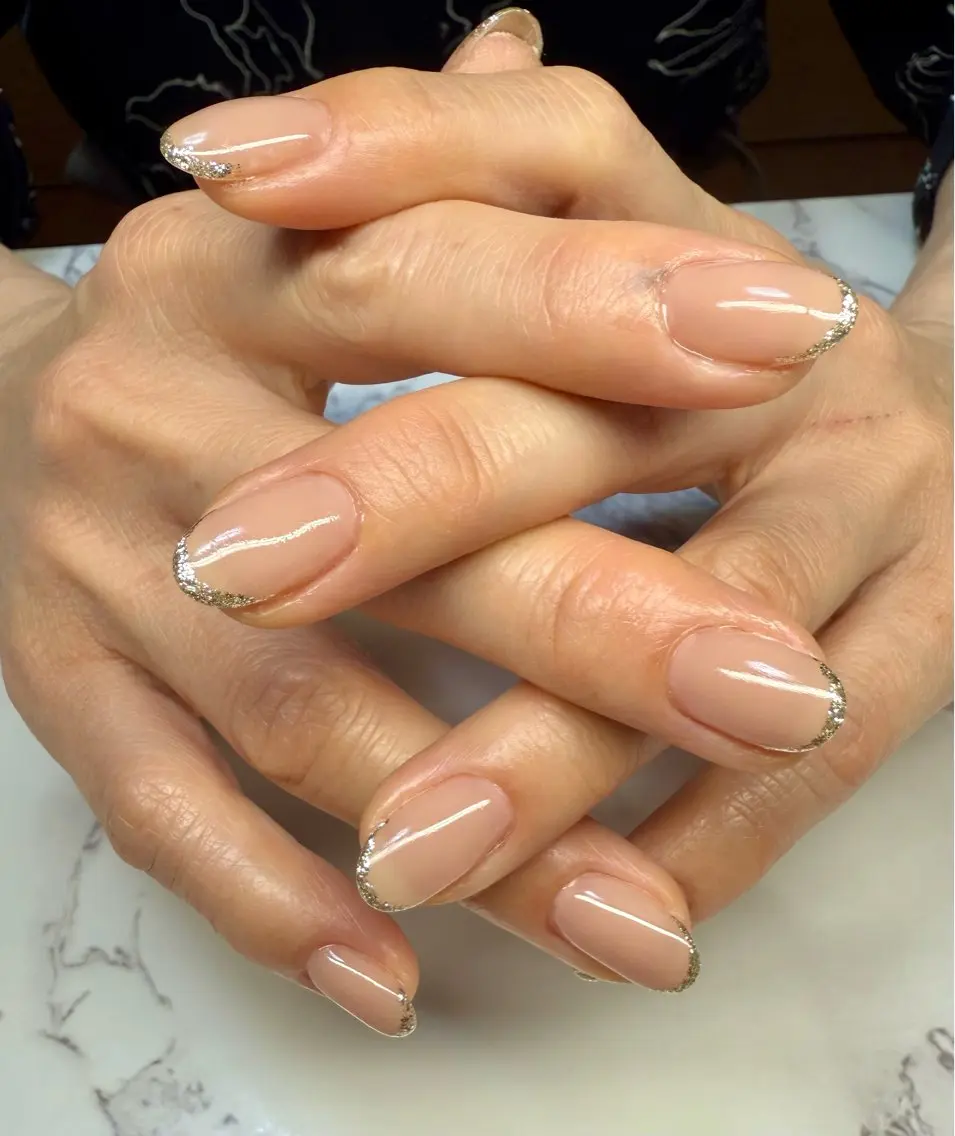 ネイル アートネイル チークネイル フレンチネイル 氷ネイル・うるうるネイル キラキラネイル Mai’s nailのネイルデザイン